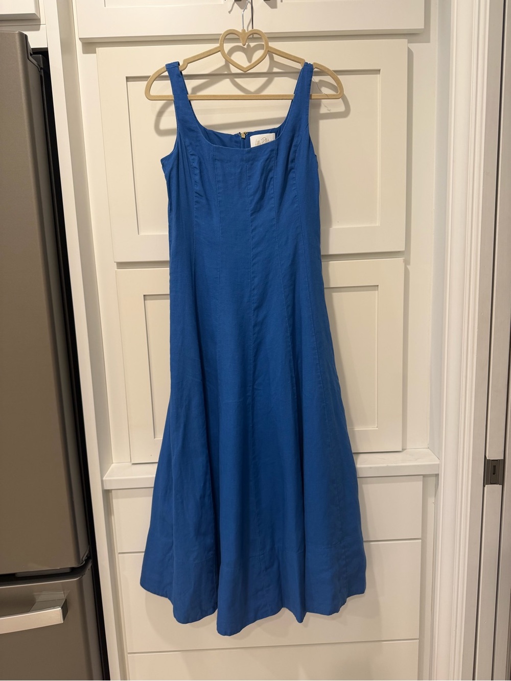 Lilly Pulitzer blue Calina Linen Tank Midi Dress